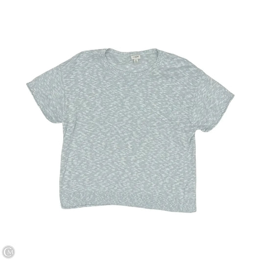 Sweater Short Sleeve By J. Crew In Blue, Size: Xl