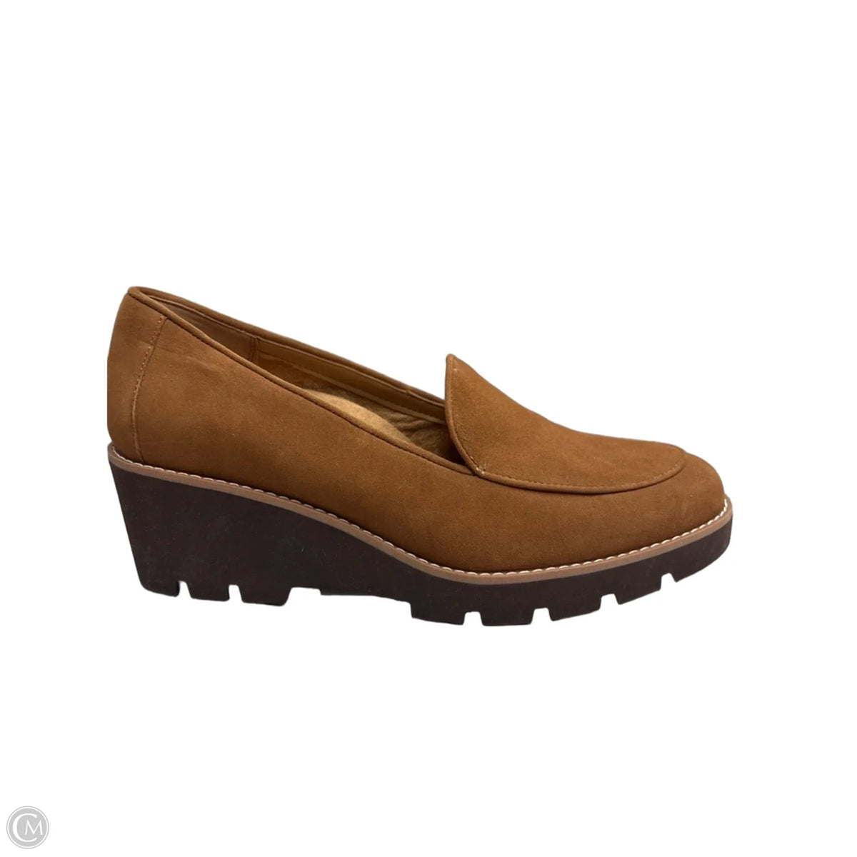 Shoes Heels Wedge By Vionic In Brown, Size: 8.5