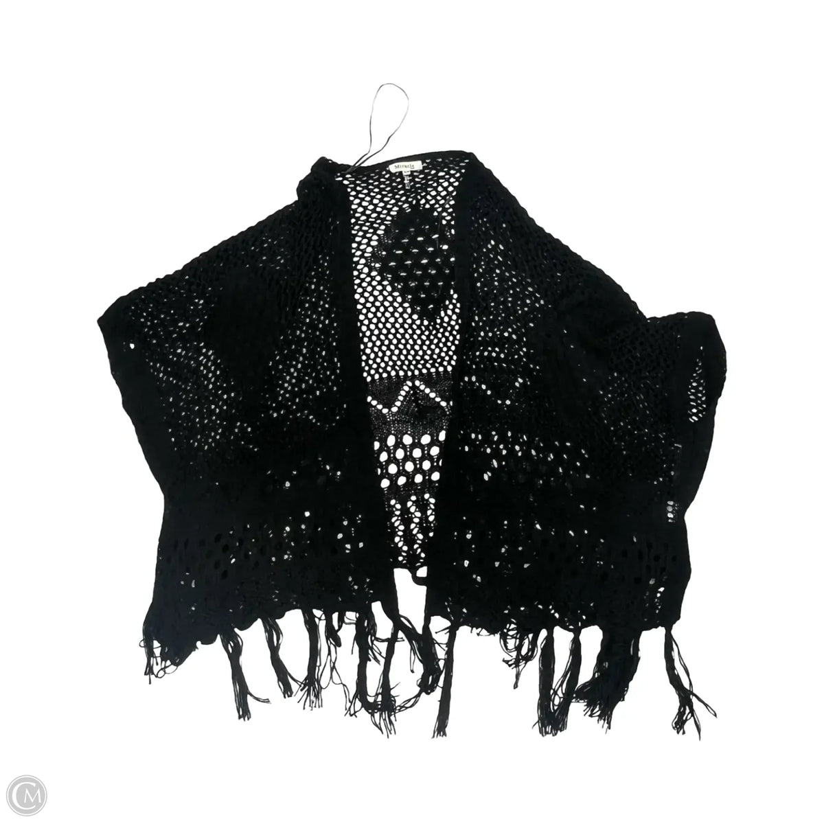 Shawl By Clothes Mentor In Black, Size: S