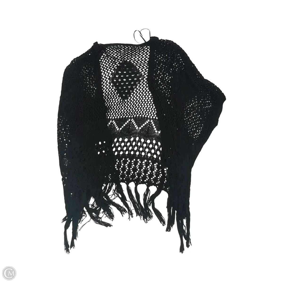 Shawl By Clothes Mentor In Black, Size: S