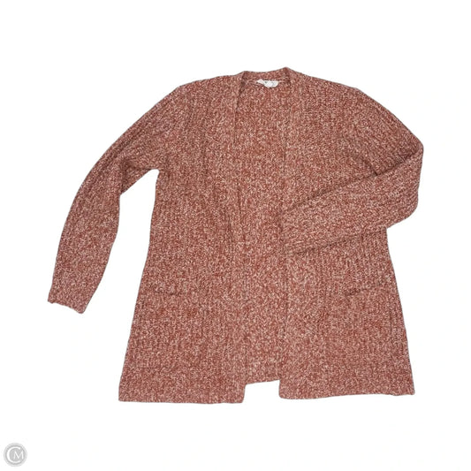Sweater Cardigan By Bb Dakota In Red & White, Size: M
