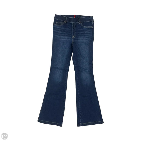 Jeans Flared By Spanx In Blue Denim, Size: L