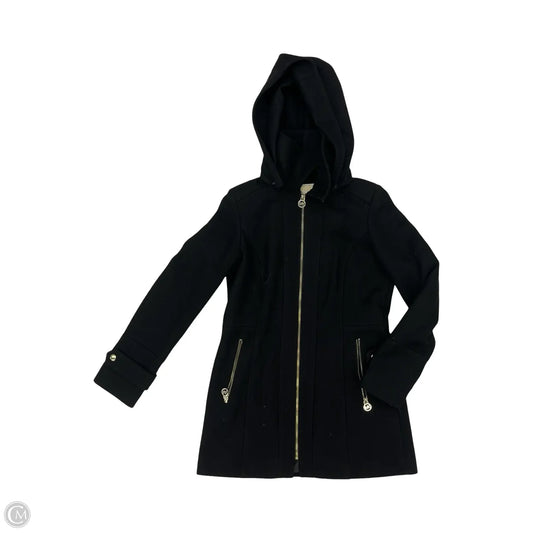 Coat Designer By Michael Kors In Black, Size: S
