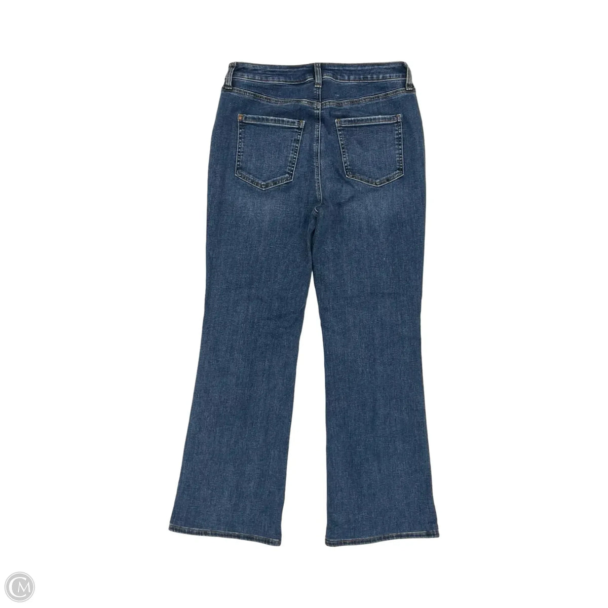Jeans Flared By Chicos In Blue Denim, Size: 8
