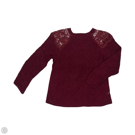 Sweater By Andree By Unit In Red, Size: S