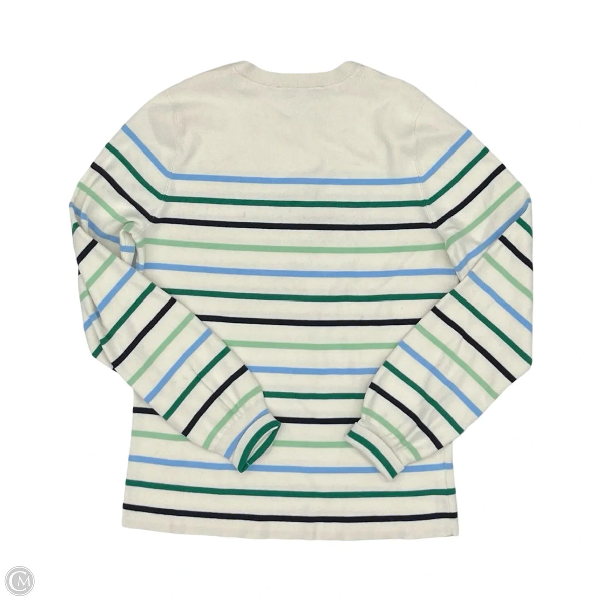 Sweater By Loft In Striped Pattern, Size: L