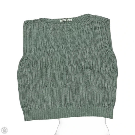 Vest Sweater By Abercrombie And Fitch In Green, Size: M