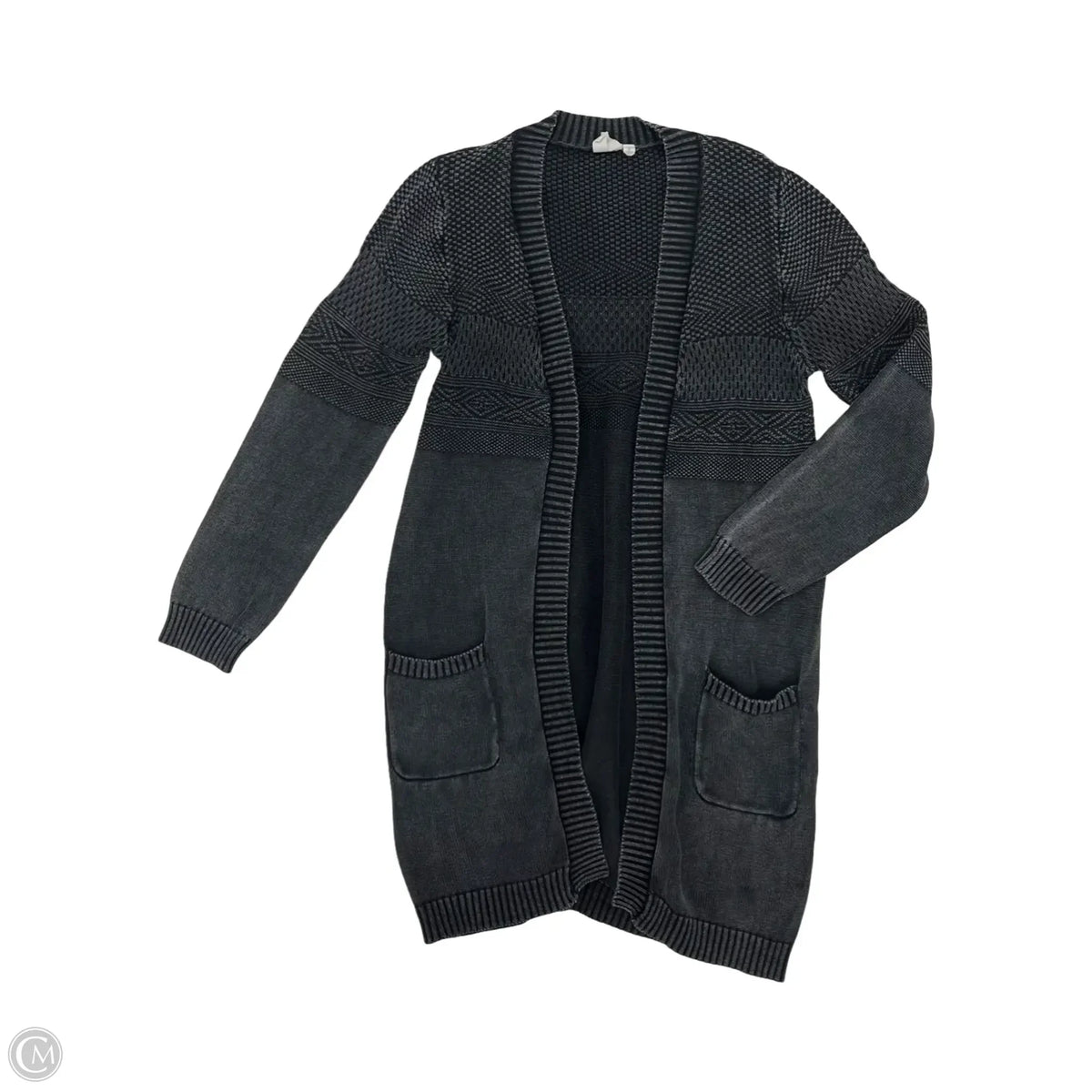 Sweater Cardigan By White Crow In Grey, Size: S