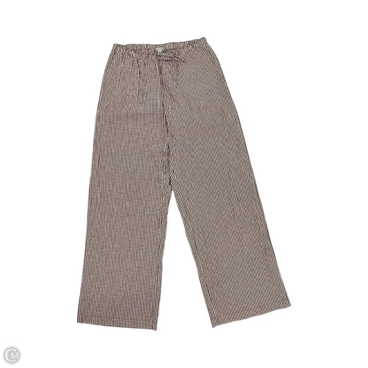 Pants Wide Leg By A New Day In Brown & Cream, Size: M