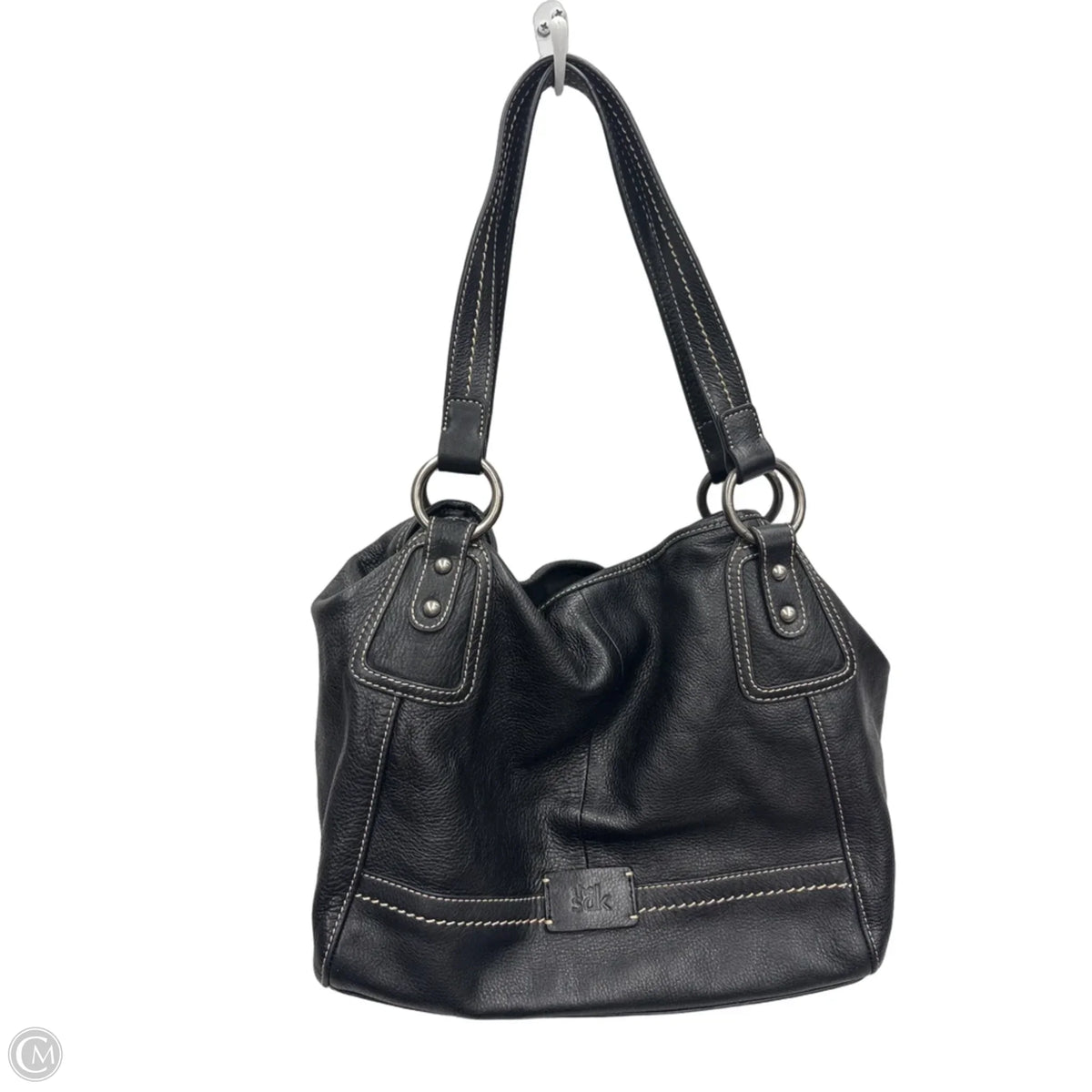 Handbag Leather By The Sak, Size: Medium