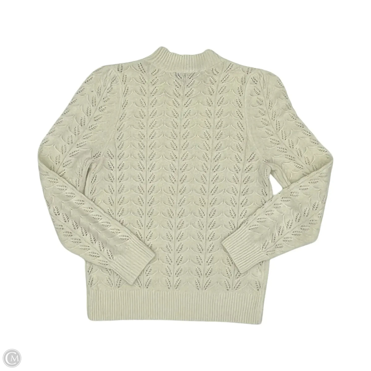 Sweater By Loft In Cream, Size: S