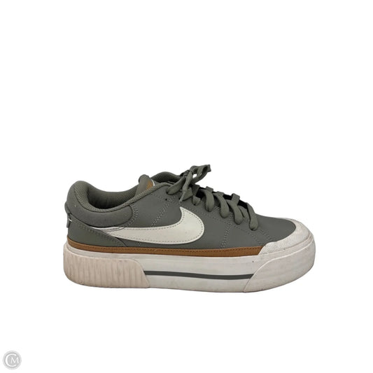 Shoes Sneakers Platform By Nike In Green, Size: 8