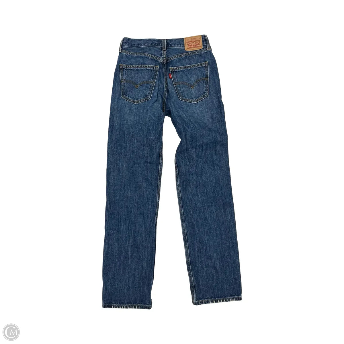 Jeans Straight By Levis In Blue Denim, Size: 0