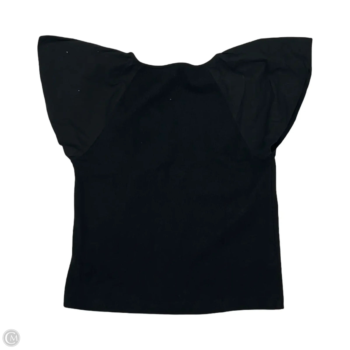 Blouse Short Sleeve By Loft In Black, Size: M