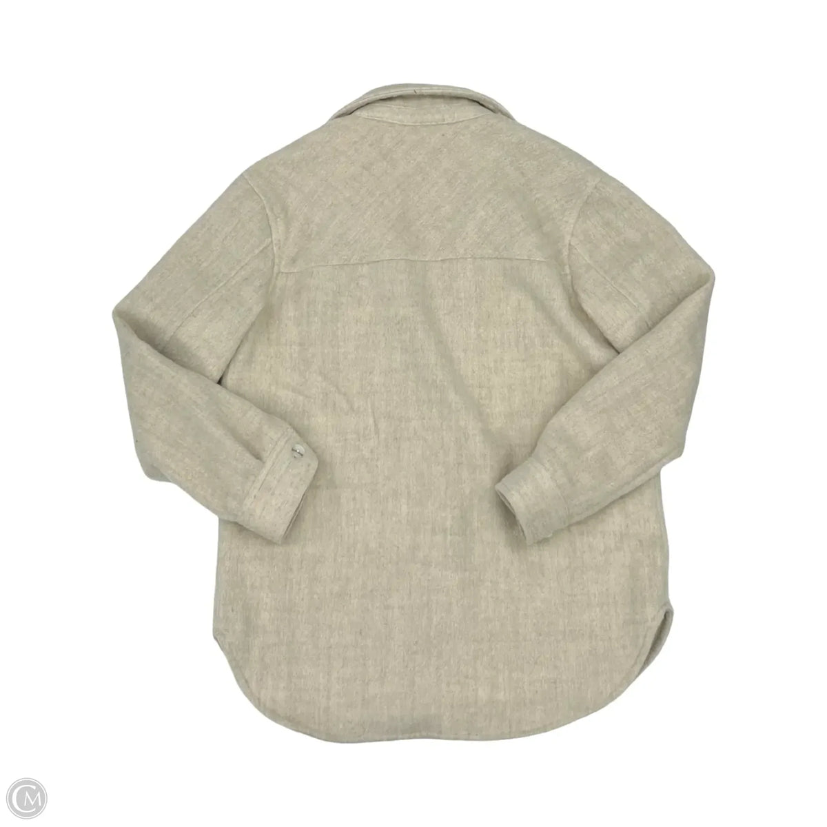 Jacket Shirt By Thread And Supply In Tan, Size: M