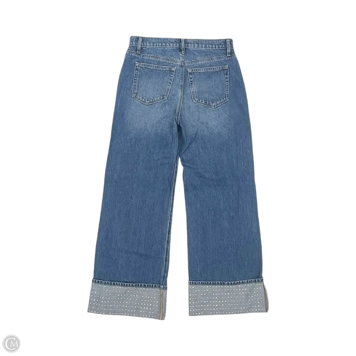 Jeans Cropped By Loft In Blue Denim, Size: 2