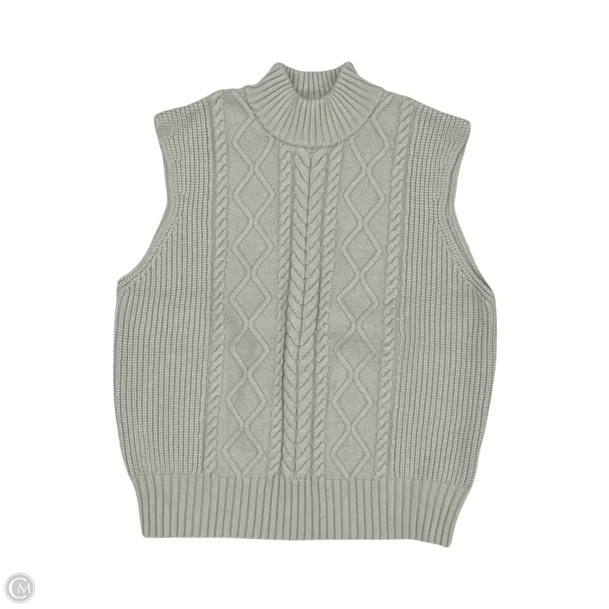Vest Sweater By Varley In Grey, Size: M