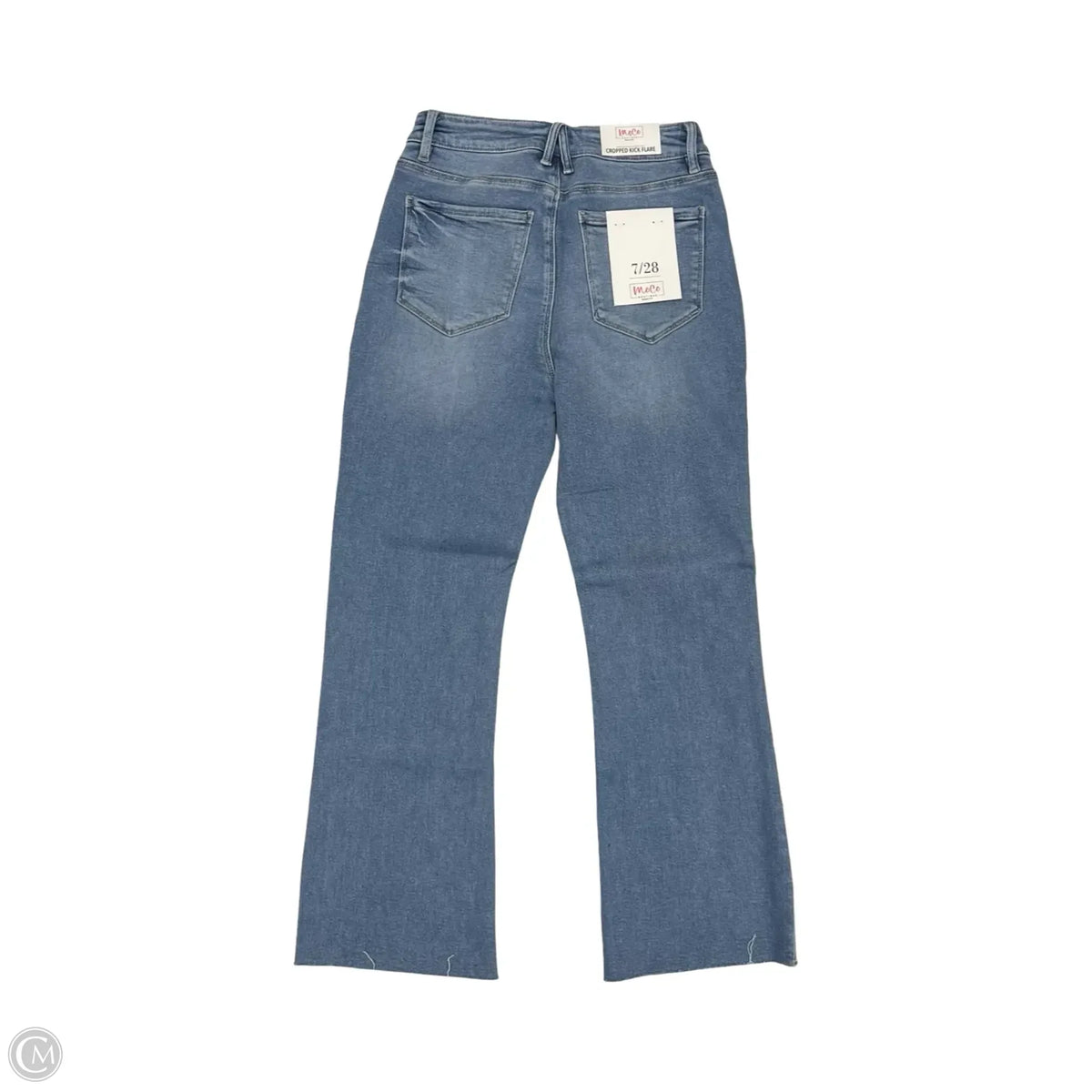 Jeans Cropped By Moco In Blue Denim, Size: 6