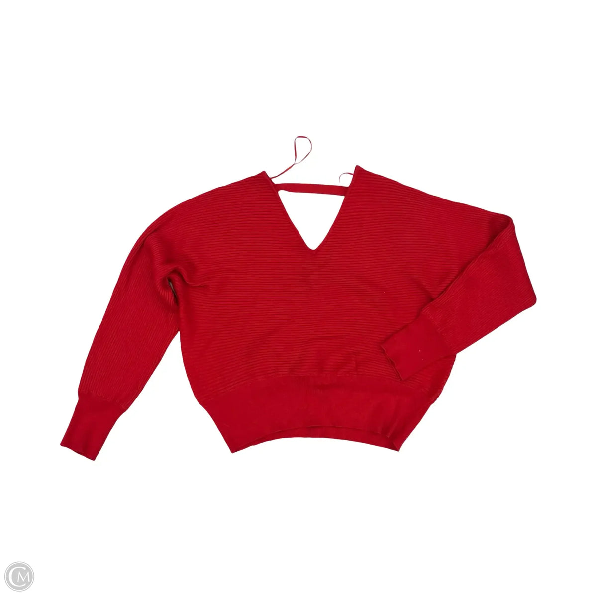 Sweater By Clothes Mentor In Red, Size: L