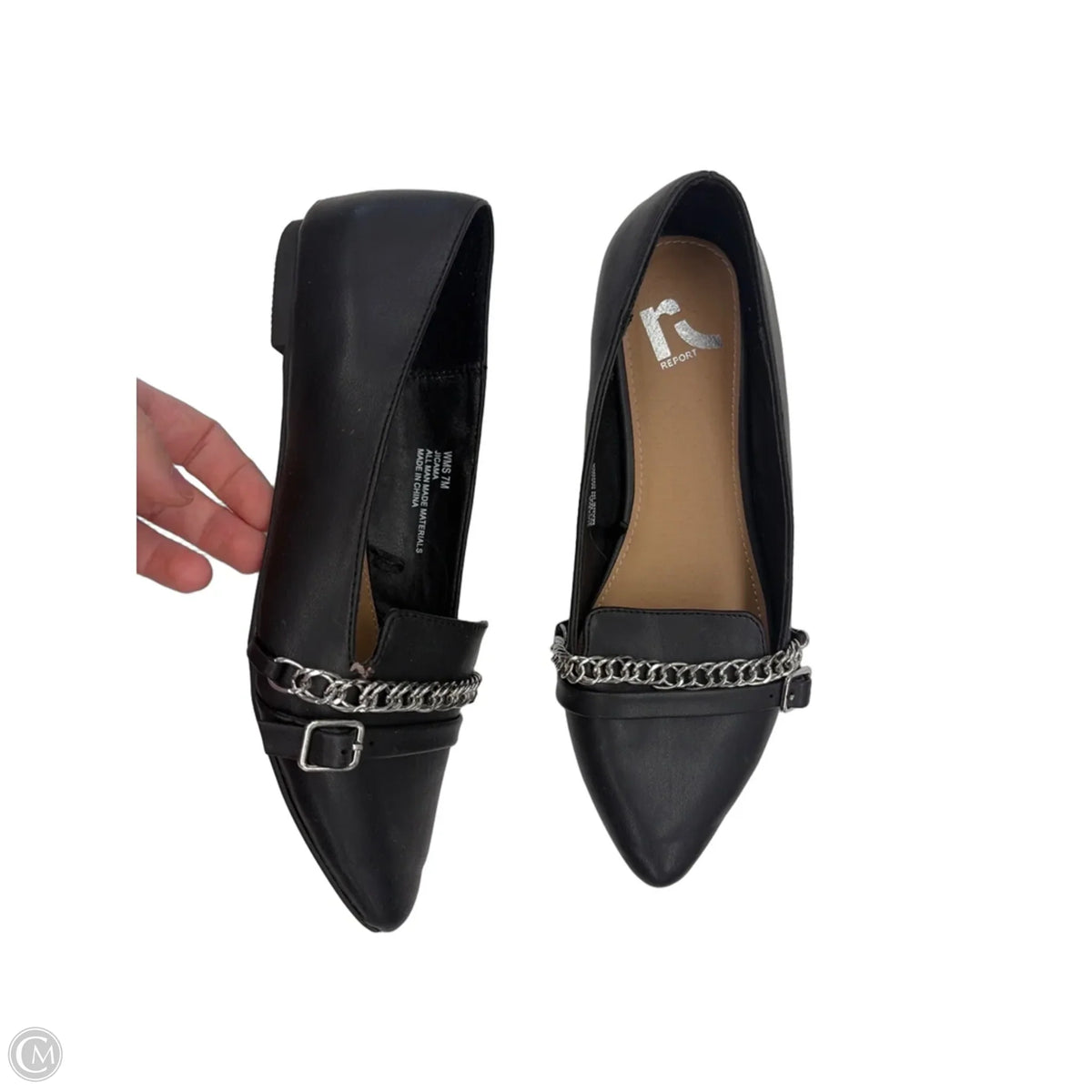 Shoes Flats By Report In Black, Size: 7