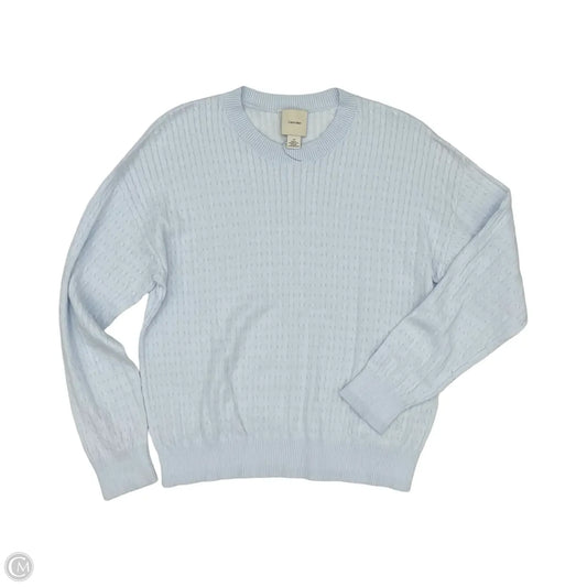Sweater By Calvin Klein In Blue, Size: L