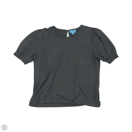 Sweater Short Sleeve By Cece In Grey, Size: Xl