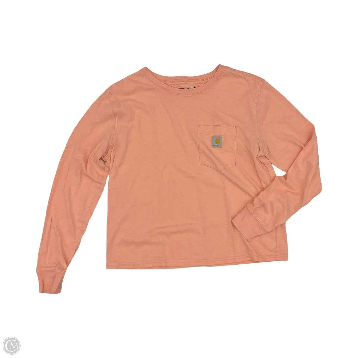 Top Long Sleeve By Carhartt In Peach, Size: S