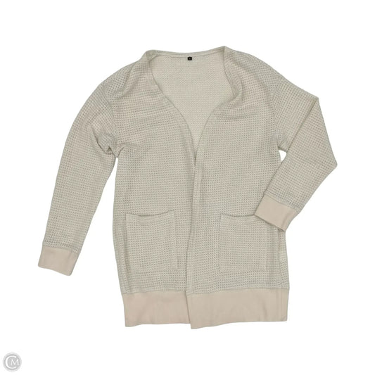 Cardigan By Clothes Mentor In Tan, Size: L