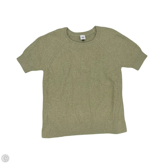 Sweater Short Sleeve By Cabi In Green, Size: L