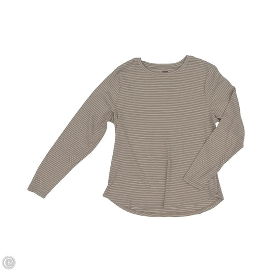 Top Long Sleeve By Sonoma In Brown, Size: Xxl