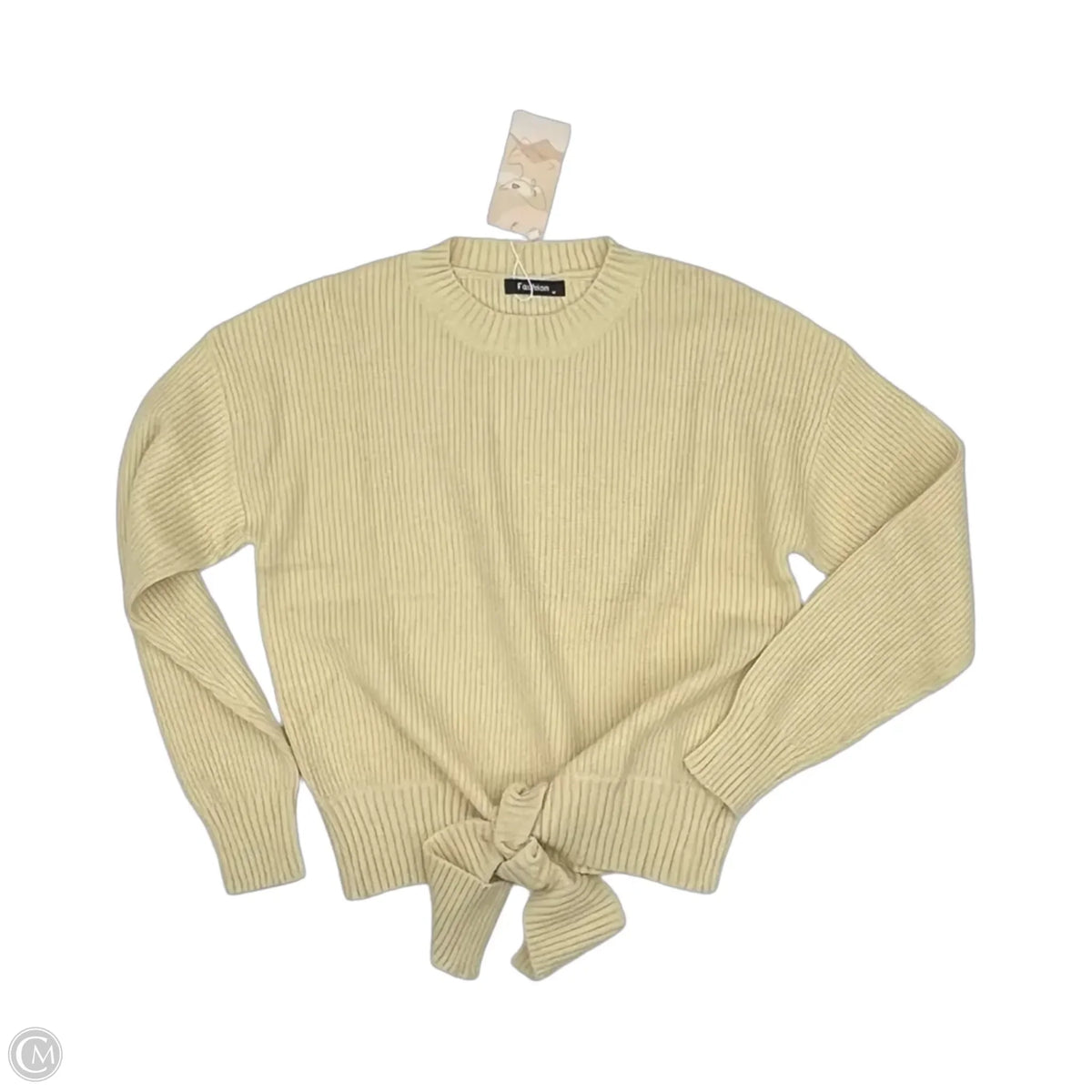 Sweater By Clothes Mentor In Tan, Size: M