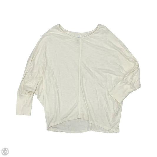 Top Long Sleeve By Lou And Grey In Cream, Size: Xl