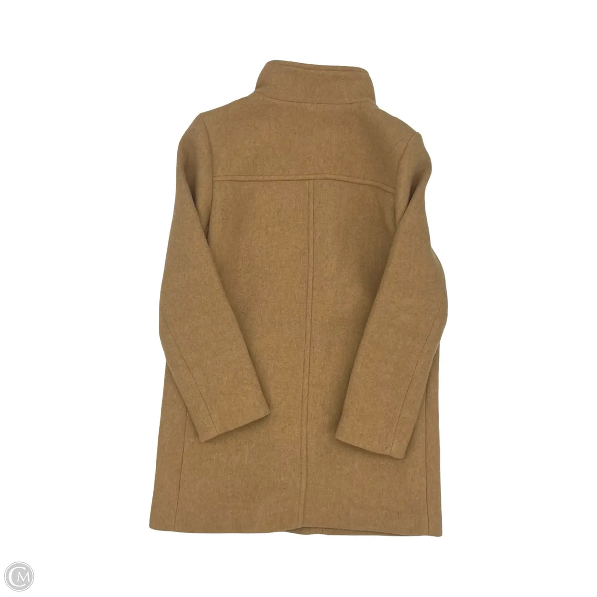 Coat Wool By J. Crew In Tan, Size: S