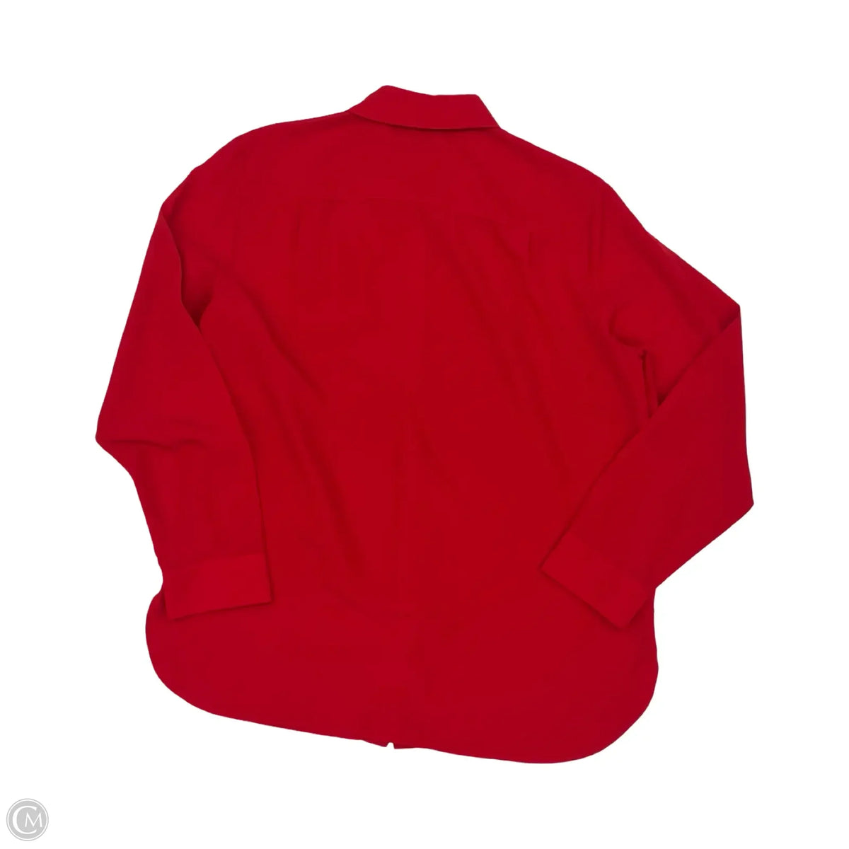Blouse Long Sleeve By Talbots In Red, Size: L