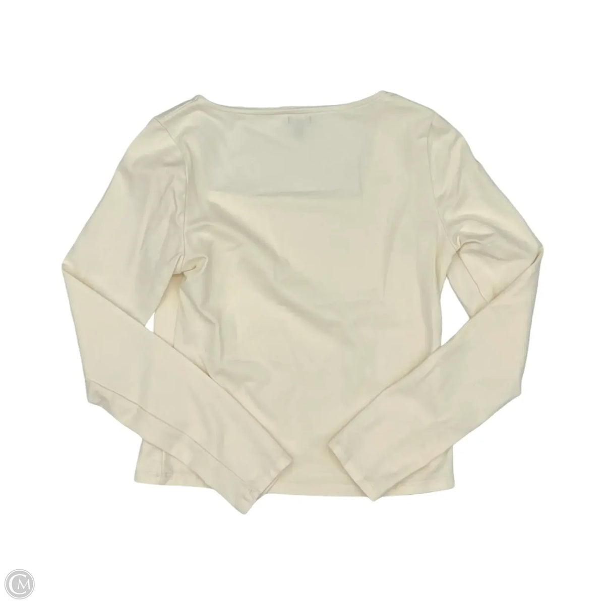 Top Long Sleeve Basic By Express In Cream
