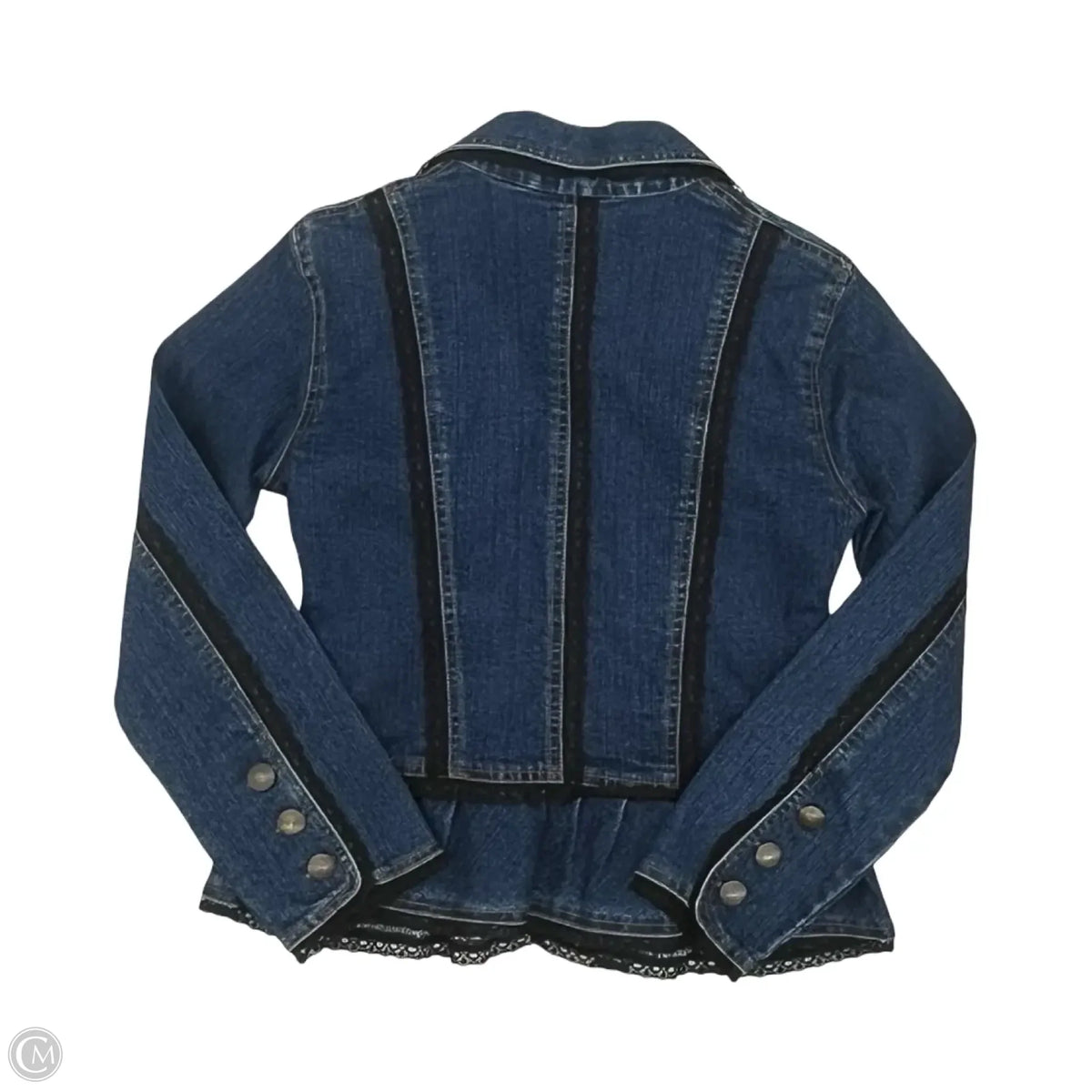 Jacket Denim By Clothes Mentor In Blue Denim, Size: S