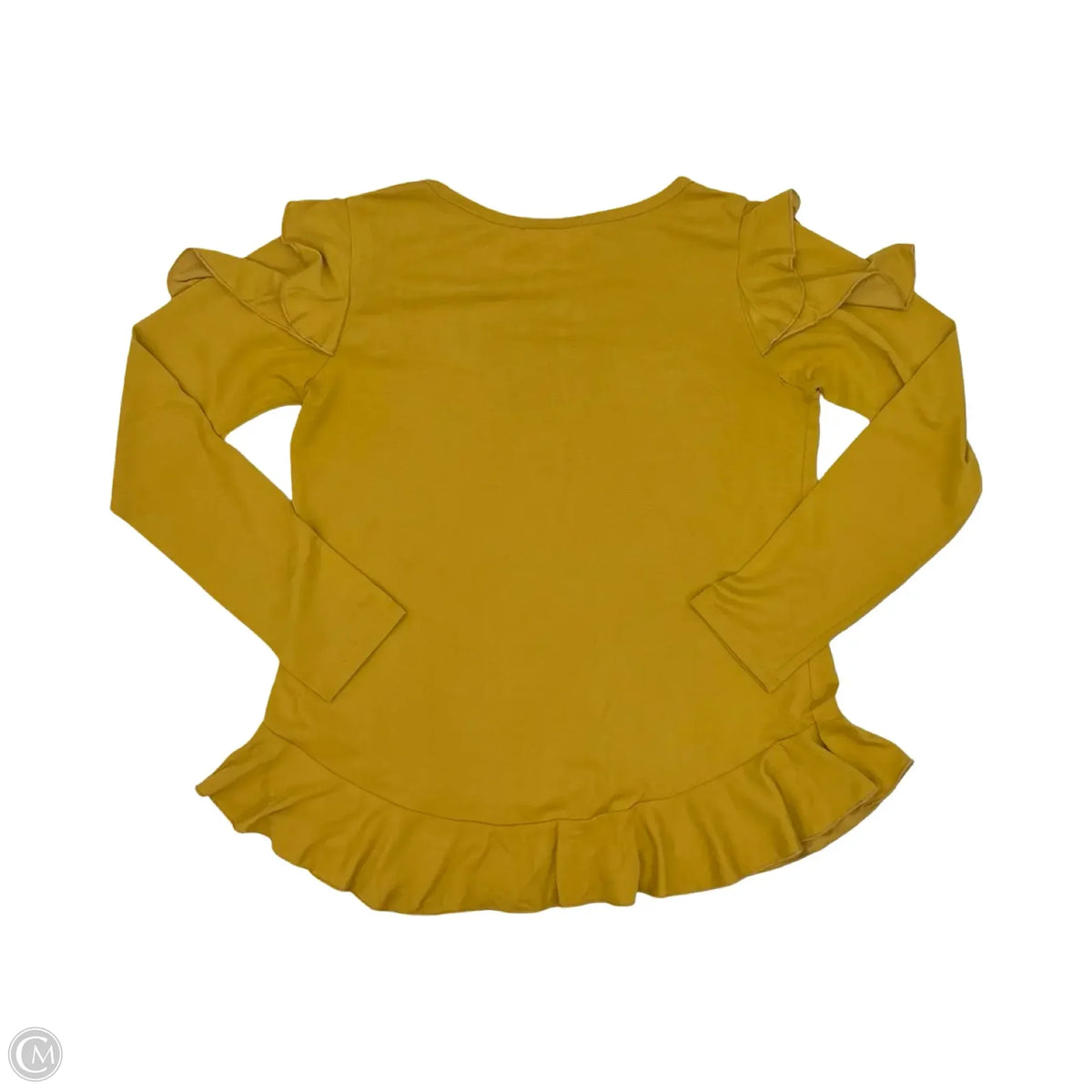 Top Long Sleeve By Hailey & Co In Yellow, Size: S