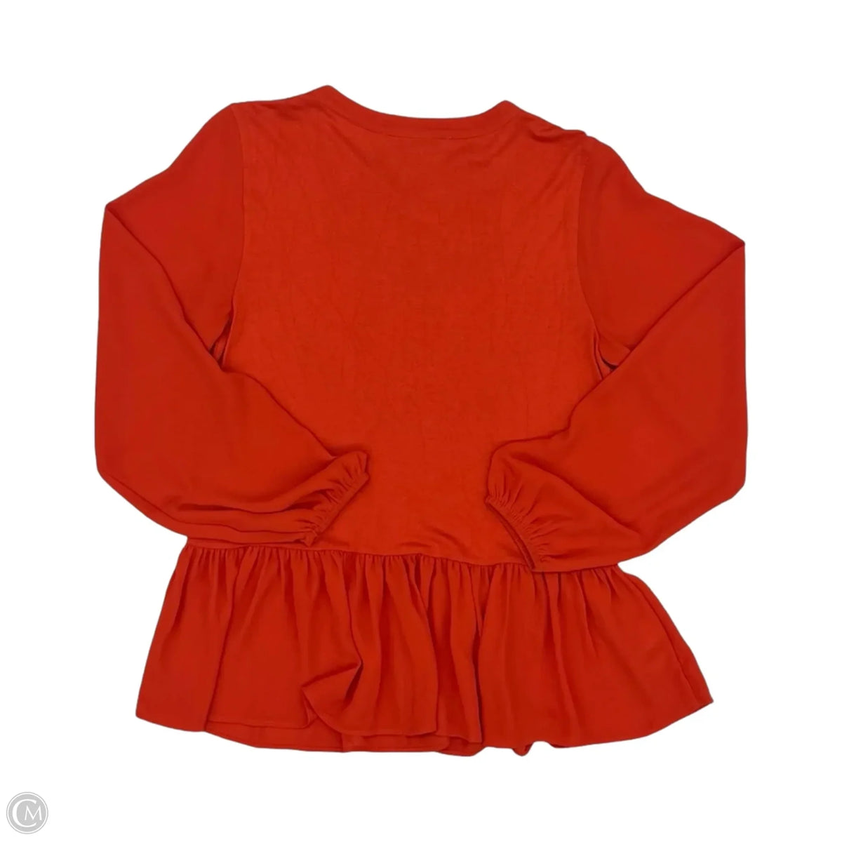 Blouse Long Sleeve By Loft In Red, Size: Xs