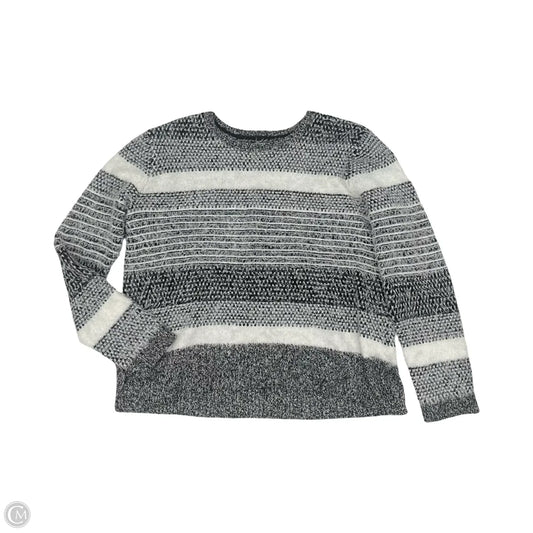 Sweater By Style And Company In Black & White, Size: L