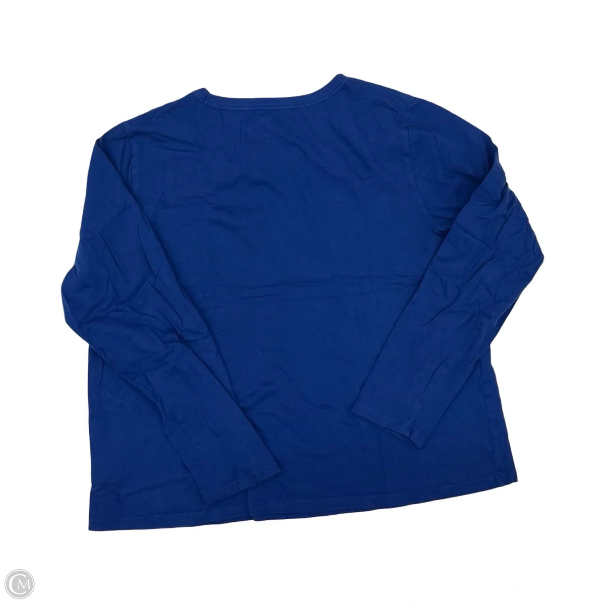 Top Long Sleeve Basic By Old Navy In Blue, Size: L