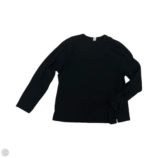 Top Long Sleeve Basic By Old Navy In Black, Size: L