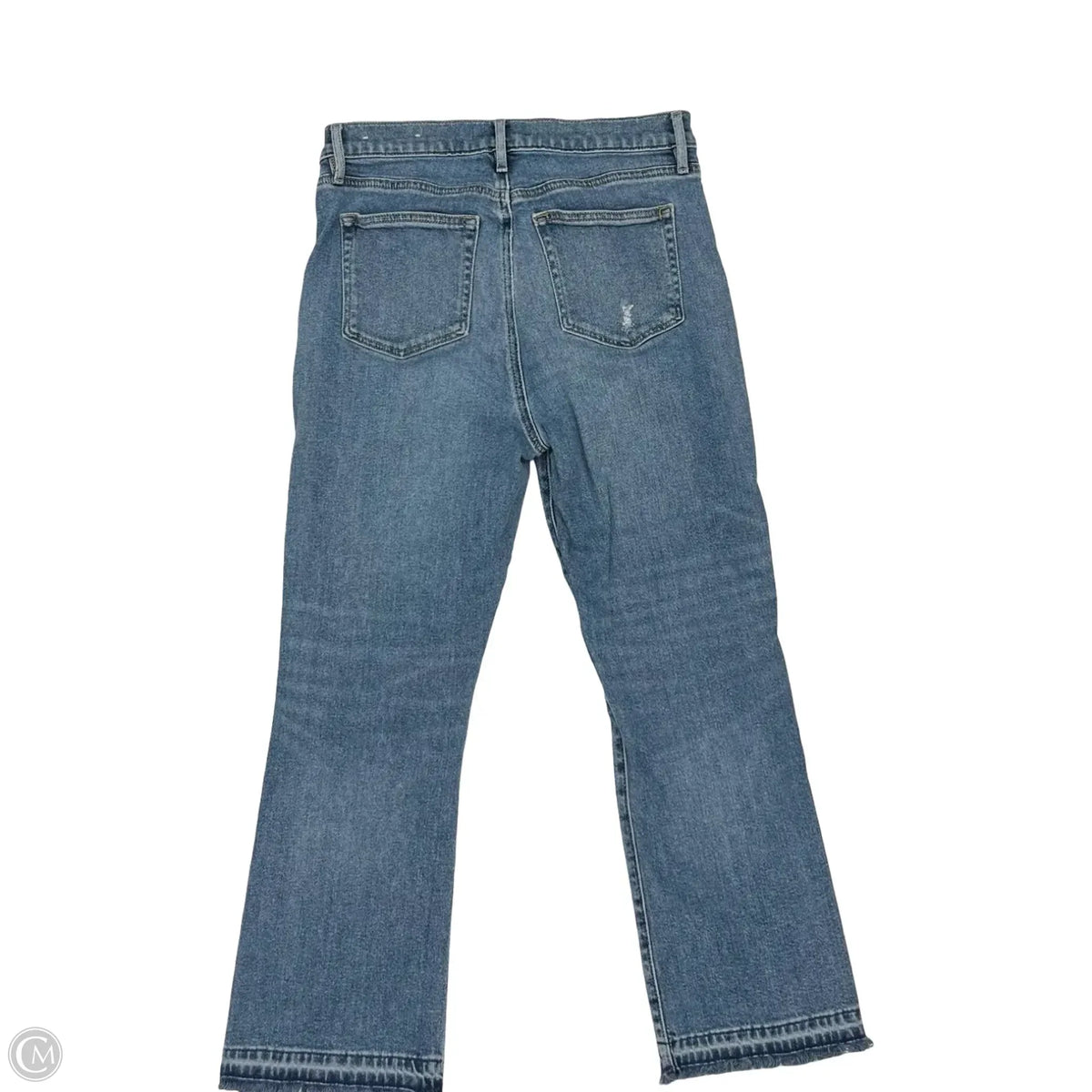 Jeans Cropped By Loft In Blue, Size: 8