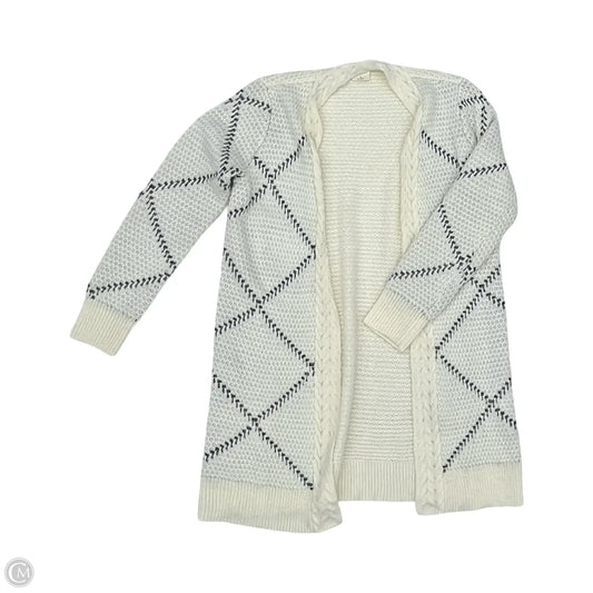 Sweater Cardigan By Soma In Cream, Size: S