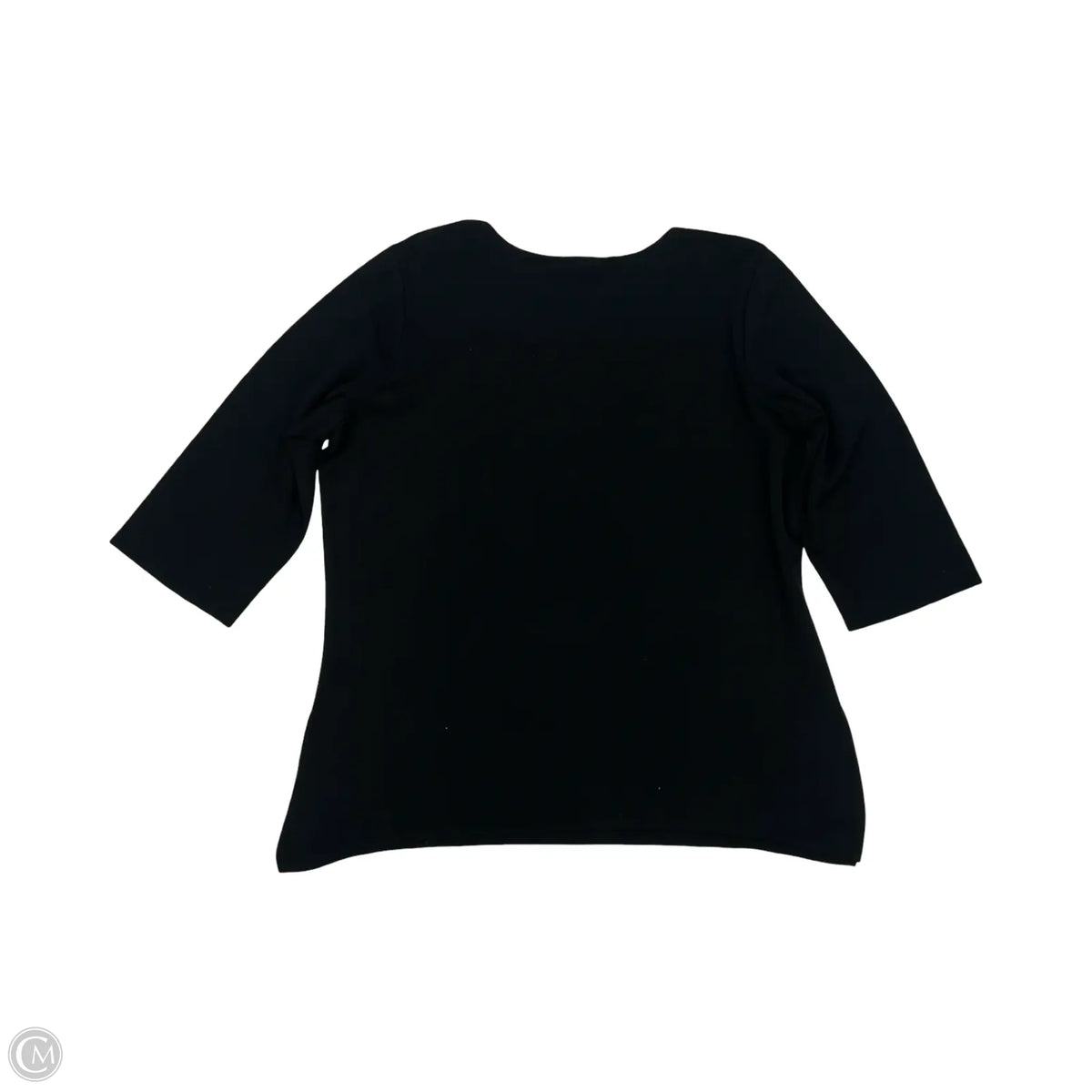 Sweater By Ming Wang In Black, Size: 1x