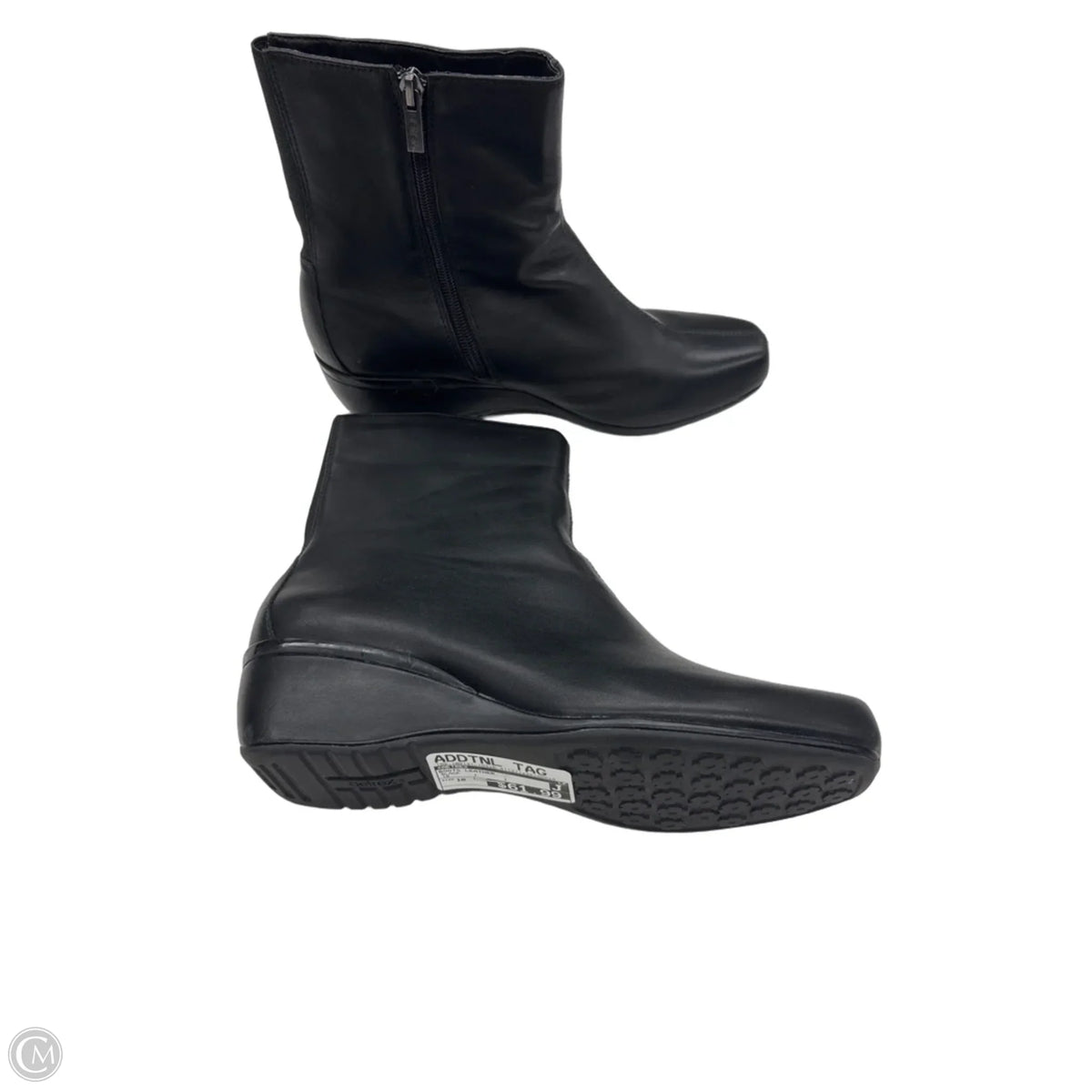 Boots Leather By Aetrex In Black, Size: 10