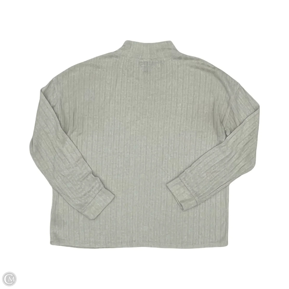 Top Long Sleeve By Worthington In Silver, Size: S