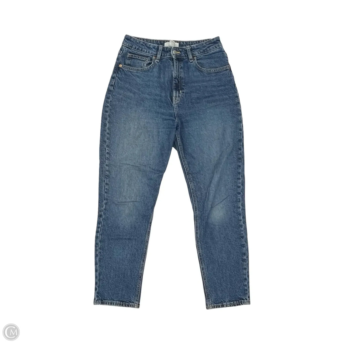 Jeans Straight By H&m In Blue Denim, Size: 8