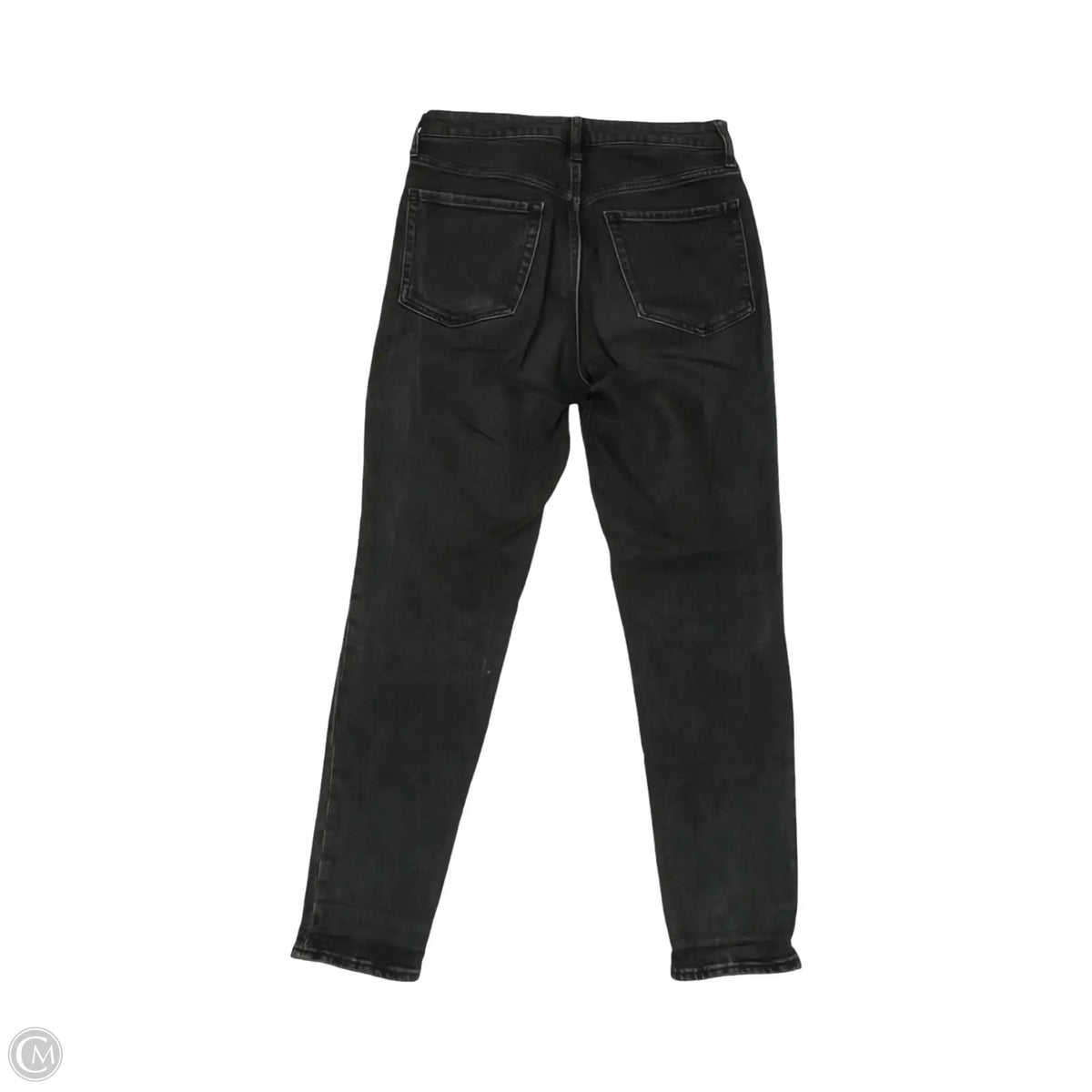 Jeans Straight By Old Navy In Black Denim, Size: 8