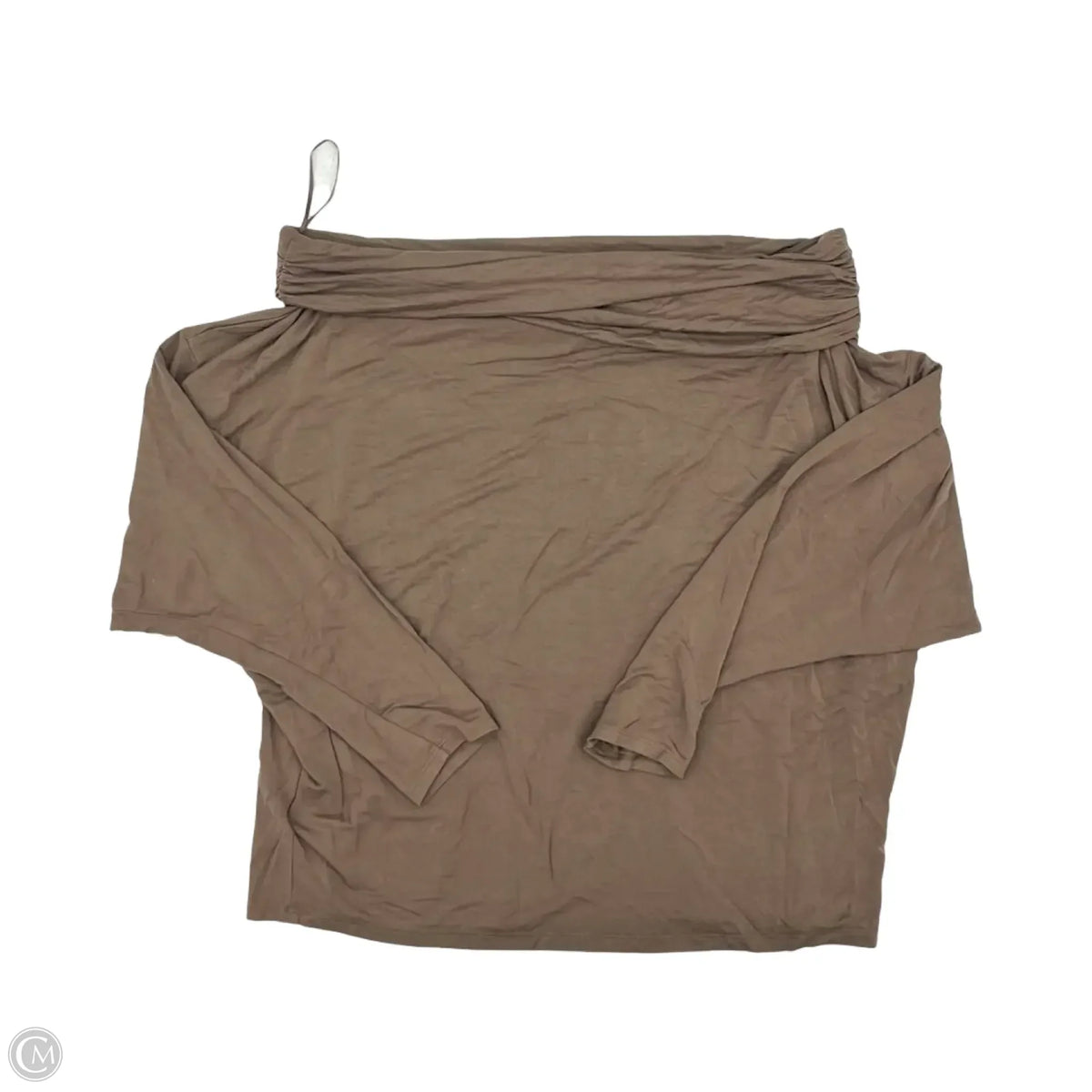 Top Long Sleeve By Express In Brown, Size: L