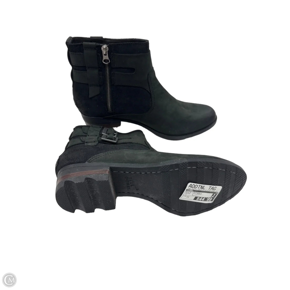 Boots Leather By Sorel In Black, Size: 11